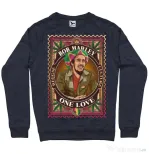 Bluza personalizata barbat Bob Marley Denim inchis