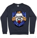 Bluza personalizata barbat Release My Superpower Denim inchis