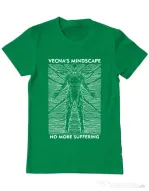 Tricou personalizat barbat vecna's mindscape Verde mediu