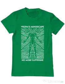 Tricou personalizat barbat vecna's mindscape Verde mediu