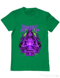 Tricou personalizat barbat DARK SPELL Verde mediu