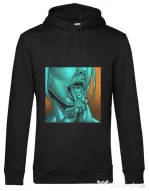 Hanorac barbat cu gluga OCTOLICIOUS Negru