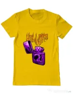 Tricou personalizat barbat HELLFIRE Galben
