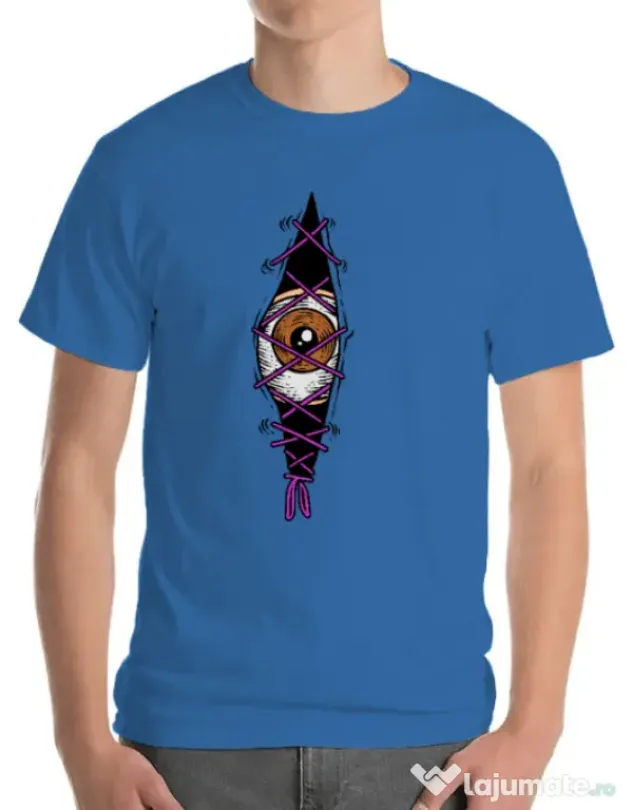 Tricou personalizat barbat INSIDE OF ME Albastru azuriu