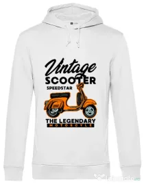 Hanorac barbat cu gluga SCOOTER SPEEDSTAR Alb