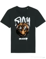 Tricou STANLEY STELLA barbat Stay Wild Negru