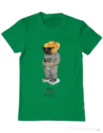 Tricou personalizat barbat New normal style Verde mediu