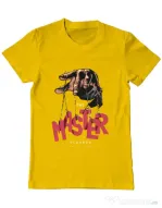 Tricou personalizat barbat Master planner Galben