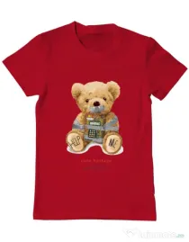 Tricou personalizat barbat Cute hostage Rosu