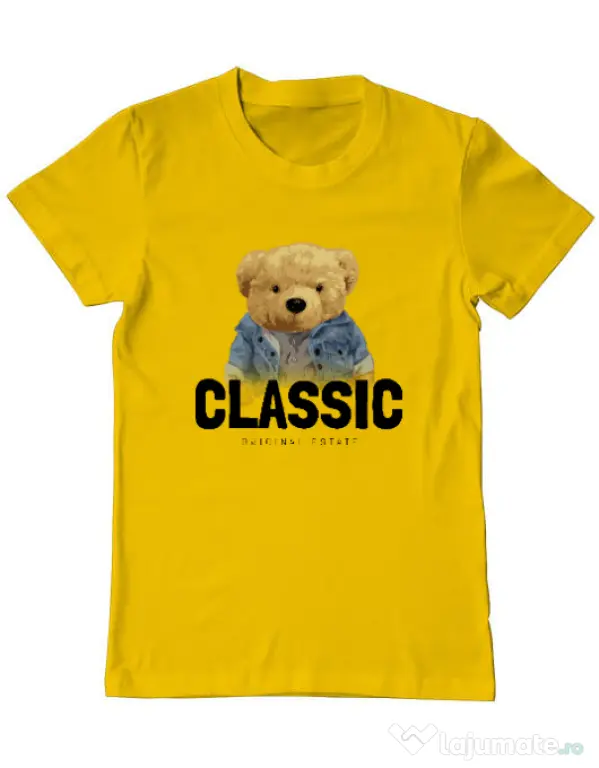 Tricou personalizat barbat Classic Galben