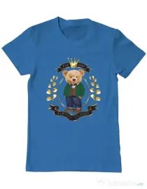 Tricou personalizat barbat Simply Classy Albastru azuriu