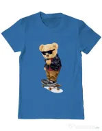 Tricou personalizat barbat Skate Albastru azuriu