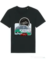 Tricou STANLEY STELLA barbat Custom Works Crew 10 Years Aniv. Negru
