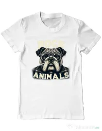 Tricou personalizat barbat BULLDOG 06 Alb