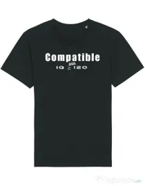 Tricou STANLEY STELLA barbat IQ tricou cu mesaj | CreativeSheep Negru