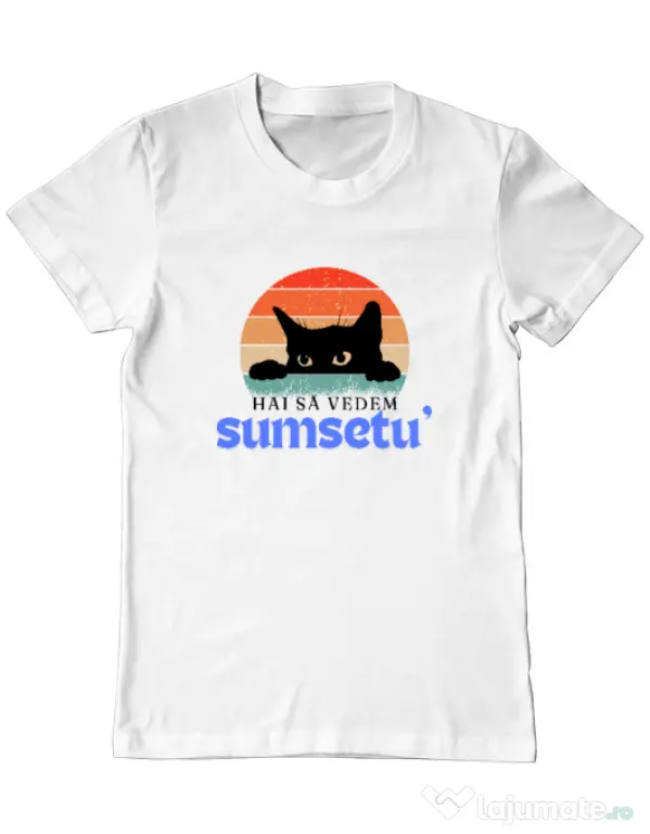Tricou personalizat barbat Custom design Alb