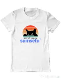 Tricou personalizat barbat Custom design Alb