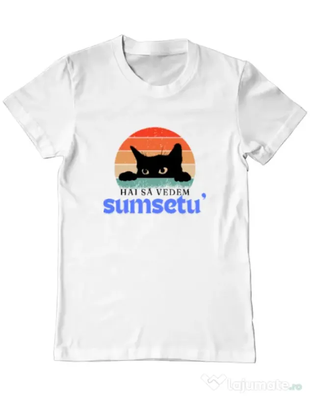 Tricou personalizat barbat Custom design Alb