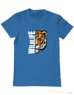Tricou personalizat barbat WildLife (dark) Albastru azuriu