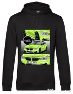 Hanorac barbat cu gluga Manu - BMW M3 Negru