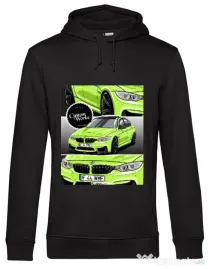 Hanorac barbat cu gluga Manu - BMW M3 Negru