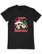 Tricou personalizat barbat Prietenii lui Mos Craciun 2 Negru