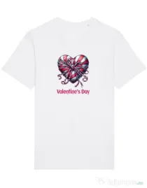 Tricou STANLEY STELLA barbat Valentine\'s Day  2025 Alb