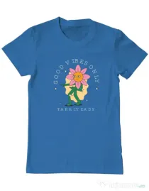 Tricou personalizat barbat M&D 29 Albastru azuriu