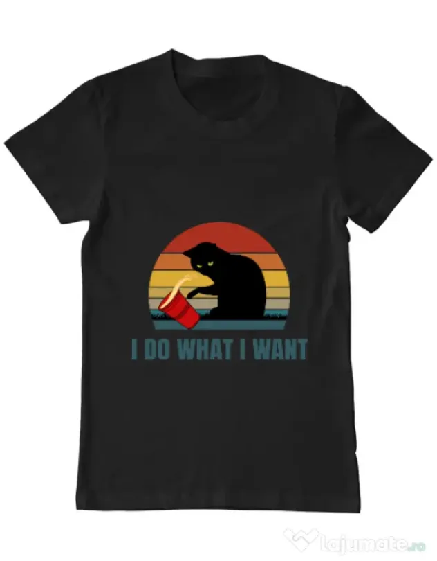 Tricou ADLER barbat I do what i want Negru