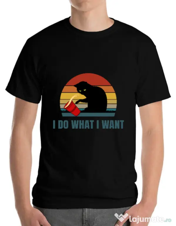 Tricou ADLER barbat I do what i want Negru