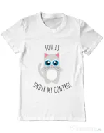 Tricou ADLER barbat Under my control Alb