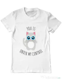 Tricou ADLER barbat Under my control Alb