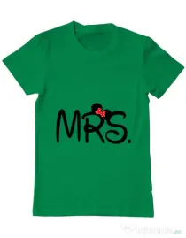 Tricou ADLER barbat Mrs Minnie Verde mediu