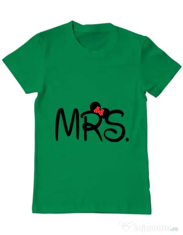 Tricou ADLER barbat Mrs Minnie Verde mediu