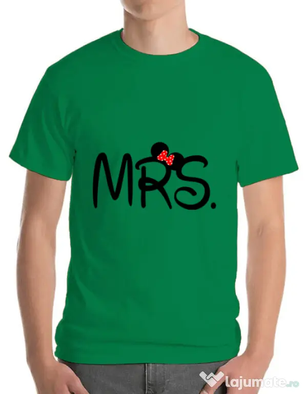Tricou ADLER barbat Mrs Minnie Verde mediu