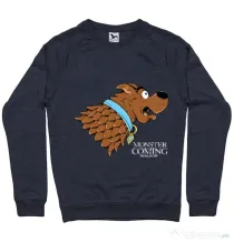 Bluza ADLER barbat Monster is coming Denim inchis
