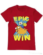 Tricou ADLER barbat Epic win Rosu