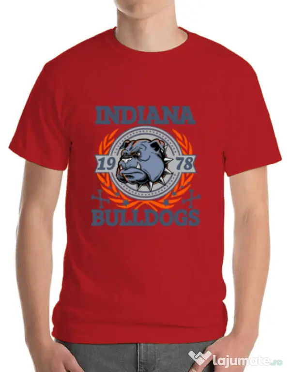 Tricou ADLER barbat Indiana Bulldogs Rosu