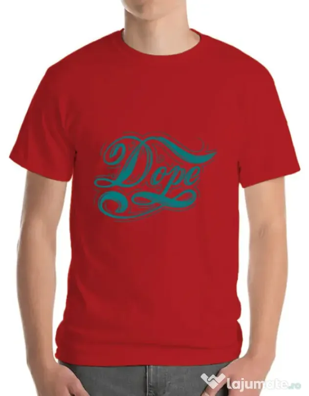 Tricou ADLER barbat Dope Rosu