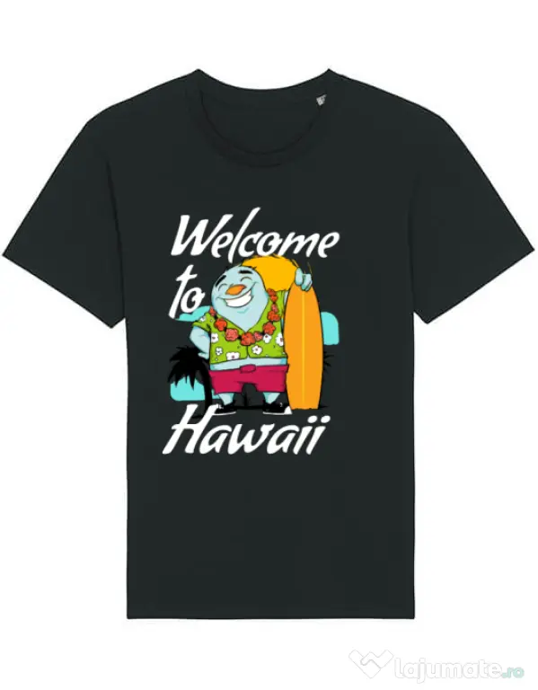 Tricou STANLEY STELLA barbat Welcome to Hawaii Negru