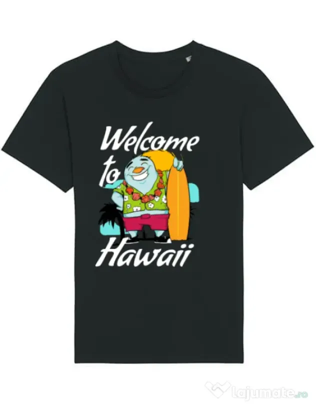 Tricou STANLEY STELLA barbat Welcome to Hawaii Negru
