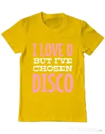 Tricou ADLER barbat I’ve chosen disco Galben