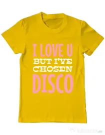 Tricou ADLER barbat I’ve chosen disco Galben