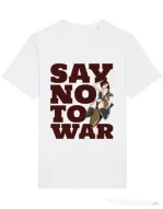 Tricou STANLEY STELLA barbat Say no to war Alb