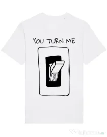 Tricou STANLEY STELLA barbat You turn me on Alb