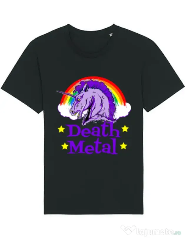 Tricou STANLEY STELLA barbat Death Metal Negru