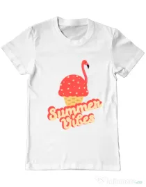 Tricou ADLER barbat Summer Vibes Alb