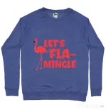 Bluza ADLER barbat Let’s flamingle Albastru melanj