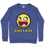 Bluza ADLER barbat Awesome Albastru melanj