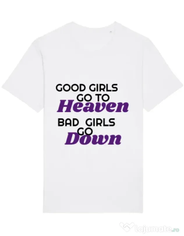 Tricou STANLEY STELLA barbat Bad girls go down Alb